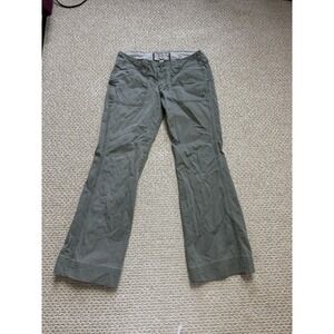 vintage abercrombie and fitch Low Rise Women's Utility Pants 2 Flare Wise Leg